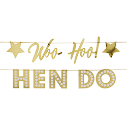 Woo Hoo Hen Do banner.