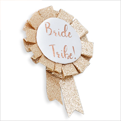 Bride Tribe Rosette Rose Gold Bride Tribe Rosette Rose Gold