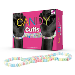 Candy Cuff box and product against a white background