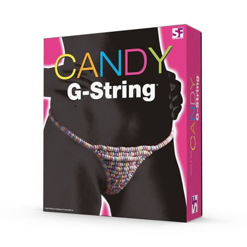 Candy G-String against a white background