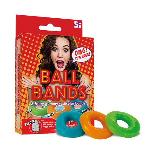 Gummy Ball Bands against a white background