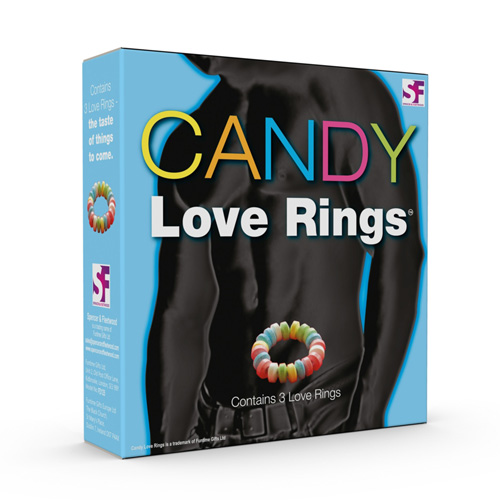 Candy Love Rings box against a white background