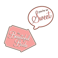 Two fun signs on a white background