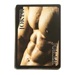 Naked Male Playing Cards Packaging