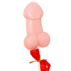 Close Up Shot Of Succulent Willy Lollipop