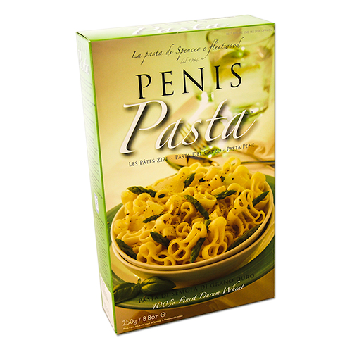 Novelty Penis Shaped Pasta Packaging 