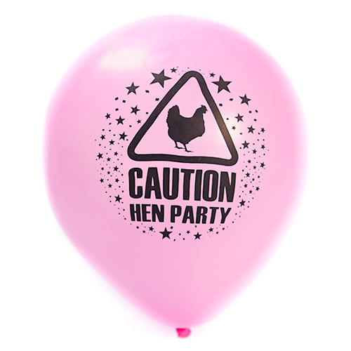 Pink Hen Party Balloons 