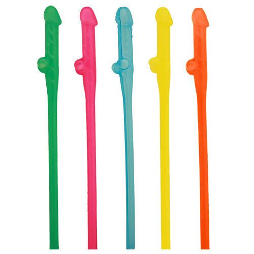 Pack of Ten Willy Straws - £1.99 - 50+ In Stock - Last Night of Freedom