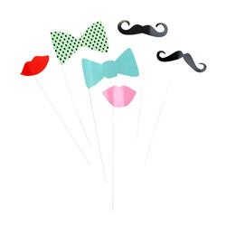 Party Time Photo Props on a white background