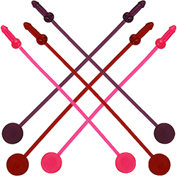 Pack Of Six Hilarious Willy Shaped Cocktail Stirrers