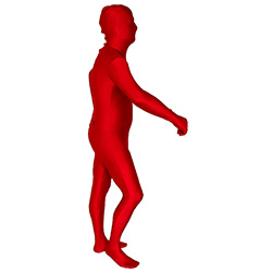 Side Of Red Morphsuit